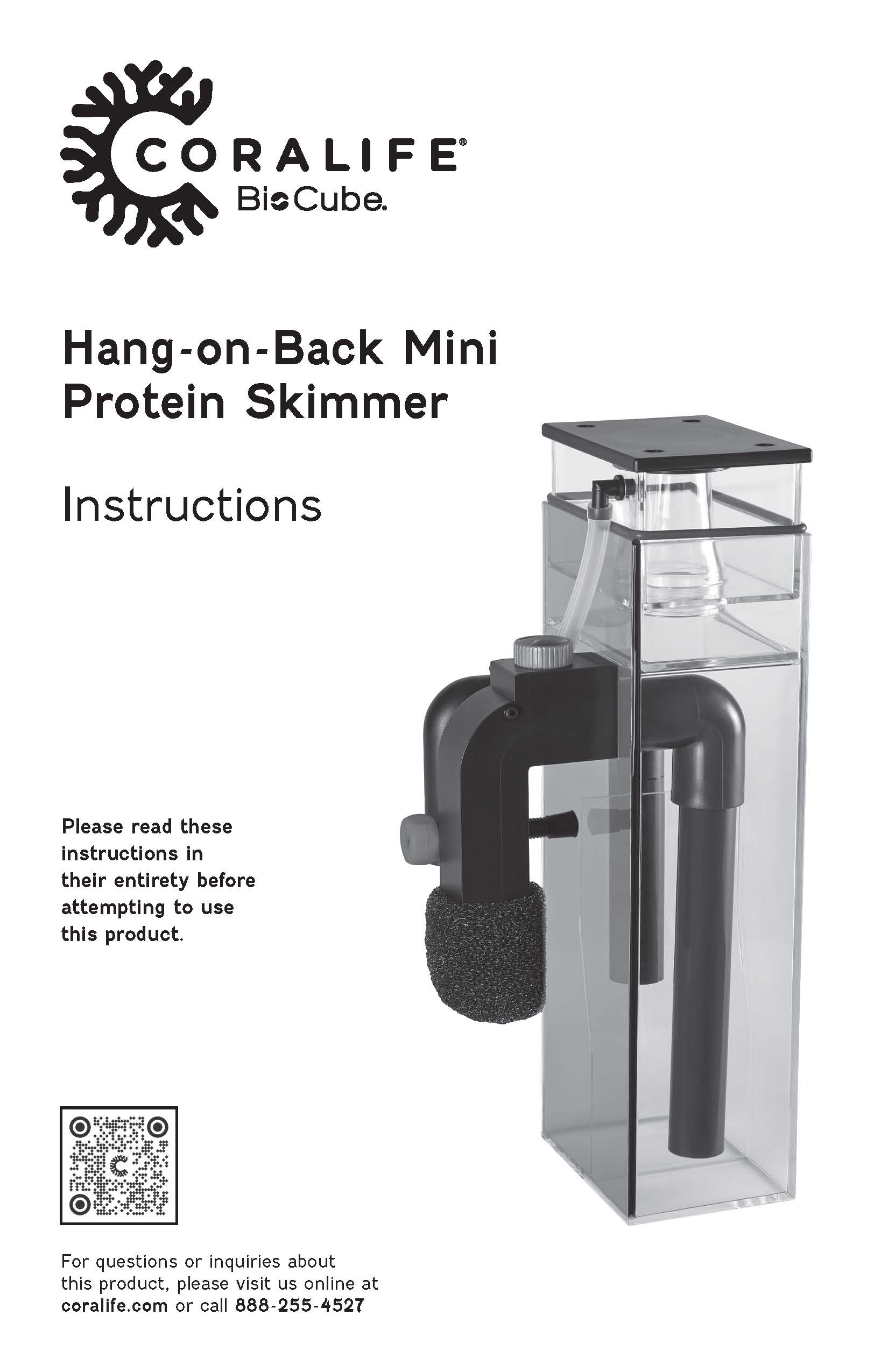 Hang on Back DC Controlled Mini Protein Skimmer