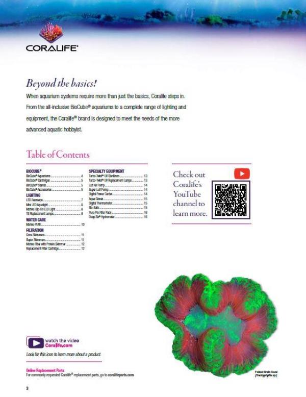 Coralife Catalog